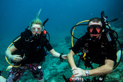 ken and julie diving